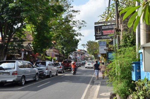 Straße in Ubud
